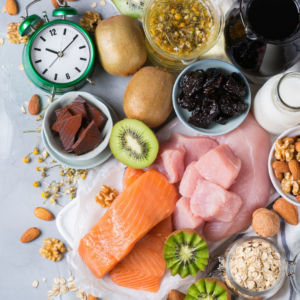 Illustration der Wirkung von L-Tryptophan im menschlichen Körper